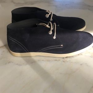 Ferragamo Blue Suede Lace UPS